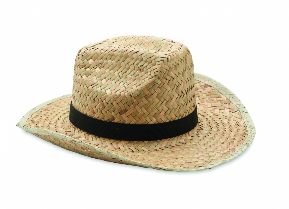 Logotrade promotional giveaway picture of: Natural straw cowboy hat